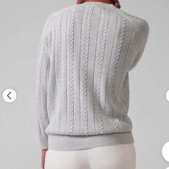 NWT Athleta Hawthorn Textured Crew Sweater - Size XXS - Picture 2 of 12